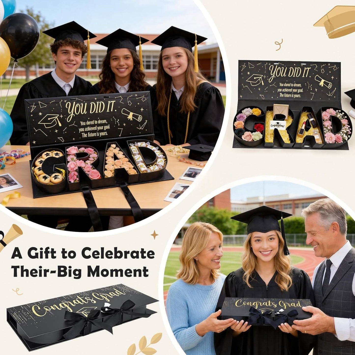 Graduation Cardboard Gift Box