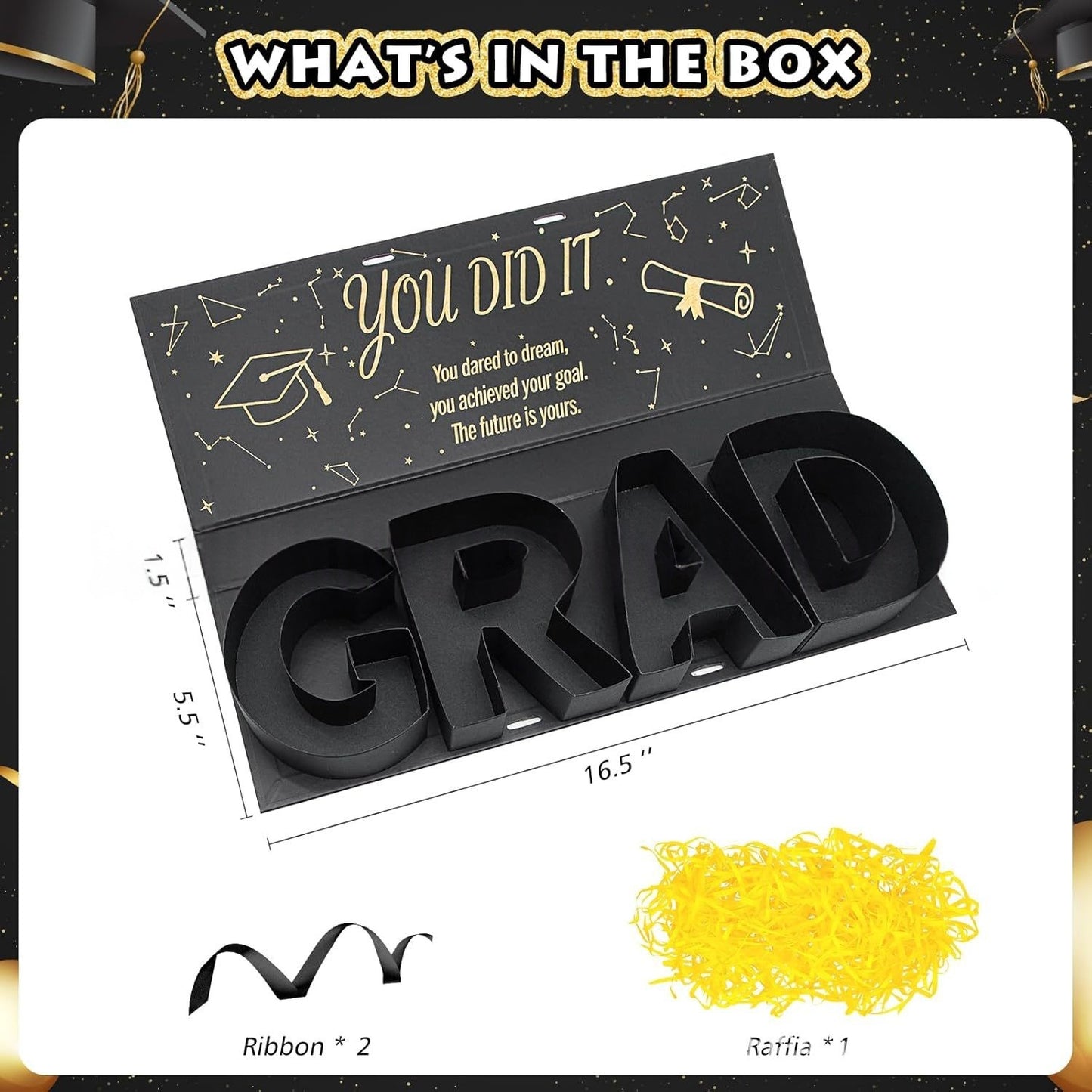 Graduation Cardboard Gift Box